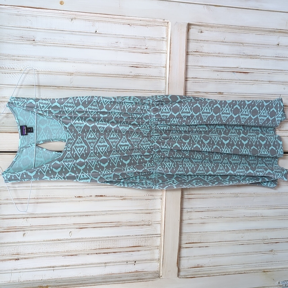 Patagonia blue and gray sleeveless dress. Medium